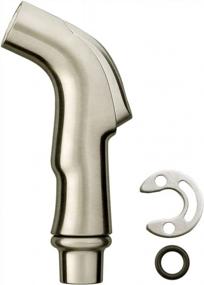 img 4 attached to Upgrade Your Kitchen With Houtinmaan Sink Sprayer Head Replacement In Brushed Nickel
