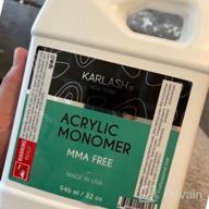 img 1 attached to Karlash Professional Acrylic Liquid 4 Oz Monomer MMA FREE For Doing Acrylic Nails, MMA Free, Ultra Shine And Strong Nail review by Kwesi Delgado