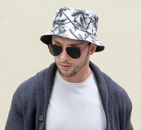 img 1 attached to Unisex Cute Bucket Hat Summer Fisherman Cap Print Travel For Women Men Teens By ZLYC