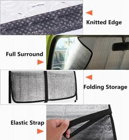 img 2 attached to Foldable Front Windshield Sun Shade For Suzuki Jimny JB64 JB74W 2019-2022 - Thicker And UV-Reflective For Improved Protection