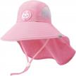 baby girls wide brim sun protection hat upf 50+,foldable baby girl boy kids sun hat 1 logo