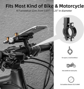 img 1 attached to ROCKBROS Motorcycle Handlebar Rotatable Aluminum Car Electronics & Accessories