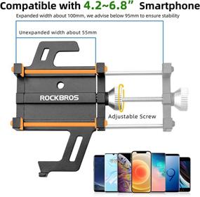 img 2 attached to ROCKBROS Motorcycle Handlebar Rotatable Aluminum Car Electronics & Accessories