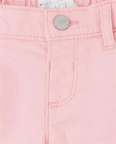 img 3 attached to 👶 The Children's Place Baby and Toddler Girls Twill Shortie Shorts: Cute and Comfortable Summer Wear!