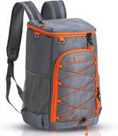 stay refreshed on the go with sougayilang's large capacity insulated cooler backpack - perfect for outdoor adventures and picnics! logo