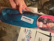 img 1 attached to Get Party-Ready With SWACC'S 7 Pcs Full Head Teal Blue Hair Extensions - 22-Inch Clip-On Synthetic Hairpieces With Colored Hair Streaks review by Jackie Wright