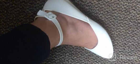 img 1 attached to Women'S Low Wedge Flat Shoes With Adjustable Ankle Strap Buckle And Pointed Toe - DailyShoes review by Mario Newton