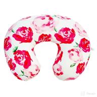 💐 premium floral nursing pillow cover for baby girl - slipcover for breastfeeding pillows - fits most boppy pillows logo