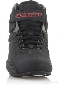 img 3 attached to Alpinestars 25156181319 Sektor Vented Shoes - Black Gray Red - Size 9