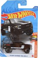 🔥 hot wheels '19 chevy silverado trail boss lt in black - limited edition hot trucks collectible логотип