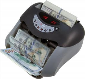 img 4 attached to Cassida Tiger: цифровой УФ-счетчик банкнот с улучшенным обнаружением подделок в элегантном сером корпусе