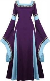 img 4 attached to Women'S Elegant Renaissance Costume For Medieval And Halloween Celebrations
