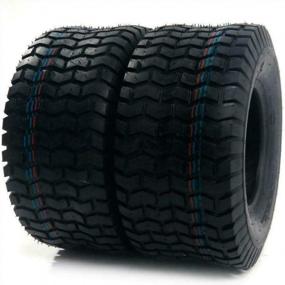 img 4 attached to 18X9.50-8 4PR Lawn & Garden Mower Golf Cart Turf Tires Tubeless - 2PCS Set For DIYers And Tractors