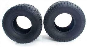img 1 attached to 18X9.50-8 4PR Lawn & Garden Mower Golf Cart Turf Tires Tubeless - 2PCS Set For DIYers And Tractors