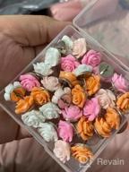img 1 attached to Colorful Floret Push Pins - Set Of 30 Rose Flower Thumb Tacks For Wall Decor And Organization Of Photo, Feature, White, Cork, Bulletin, And Map Boards In Home Or Office review by Juice Jali