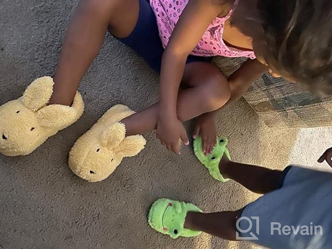 img 1 attached to 👟 ZHENTAO Rosy Pink Toddler Slippers - Boys' Shoes (Size 23-24, Model TZEDMT02ROSY) review by Jose Cox