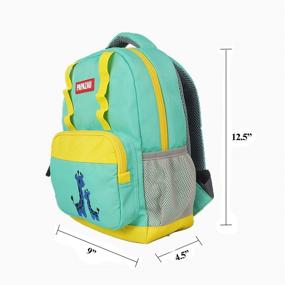 img 3 attached to PAPAZAU Backpack Dinosaur Preschool Kindergarten Backpacks and Kids' Backpacks