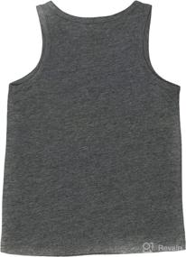 img 2 attached to 👕 Soft Lightweight Scoop Neck Tank Top for Kids Boys Girls - ToBeInStyle