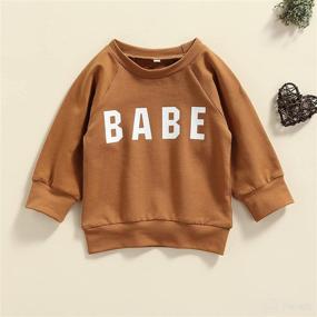 img 3 attached to Yccutest Sweatshirts Pullover Halloween Babe Brown