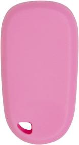 img 2 attached to Enhance Your Style and Security with Keyless2Go Silicone Cover Protective Case for FCC E4EG8D-444H-A Remote Key Fobs - Pink