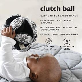 img 3 attached to 🔴 Wee Gallery Sensory Clutch Ball: Enhancing Developmental Skills in Babies and Toddlers through Interactive Play