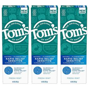 img 4 attached to 🦷 Toms Maine Natural Sensitive Toothpaste: Gentle Oral Care for Sensitivity Relief