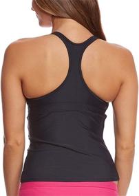 img 2 attached to 👙 AdoreShe Racerback Tankini Swimsuit: Stylish Women's Clothing in Swimsuits & Cover Ups