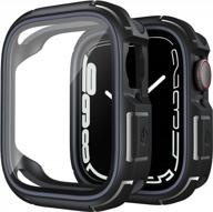 get ultimate protection for your new apple watch series 8/7 with tauri's 2-pack case and tempered glass screen protector - military grade [2022 release] logo