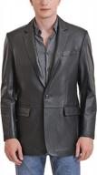 bgsd men's lambskin leather blazer: the perfect sport coat for any occasion logo