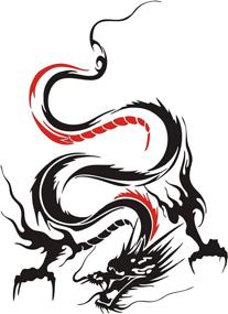 img 4 attached to Dragon Graphic Sticker Self Adhesive Graphics