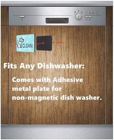 img 1 attached to Двусторонний магнит для посудомоечной машины Clean Dirty Sign - универсальный кухонный флип-индикатор с прочной магнитной крышкой, отличный подарок для женщин и владельцев собак