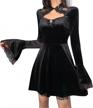 black lace mini sleeveless gothic summer dress - draped bodycon vintage goth dress logo