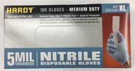 🧤 high-quality hardy (68498) 5 mil nitrile powder-free gloves - 100 pc, xlarge 5 logo