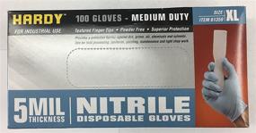 img 3 attached to 🧤 High-Quality Hardy (68498) 5 Mil Nitrile Powder-Free Gloves - 100 Pc, Xlarge 5