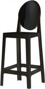 img 4 attached to Add Style And Comfort To Your Bar With The 2Xhome Mid Century Armless Bar Stool Chair