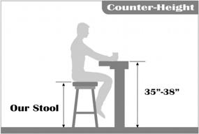 img 2 attached to Add Style And Comfort To Your Bar With The 2Xhome Mid Century Armless Bar Stool Chair