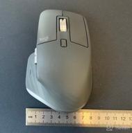 img 1 attached to 🖱️ Logitech MX Master Wireless Mouse: High-Precision Sensor, Easy-Switch up to 3 devices, Meteorite Black review by Athit Nivongsa ᠌