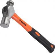kseibi 271645 fiberglass handled ball pein hammers - 24oz head weight for improved performance logo