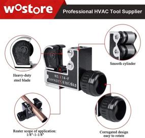img 3 attached to Effortlessly Cut Copper, Aluminum, PVC, And Plastic Tubes: Wostore Mini Pipe Tube Cutter!