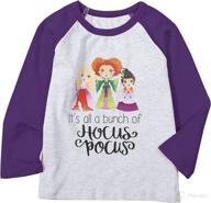 👶 adorable baby halloween shirt: i smell children hocus pocus tshirt – sanderson sisters fall raglan sleeve tee tops логотип