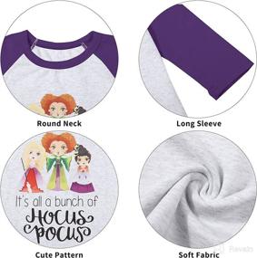 img 1 attached to 👶 Adorable Baby Halloween Shirt: I Smell Children Hocus Pocus Tshirt – Sanderson Sisters Fall Raglan Sleeve Tee Tops