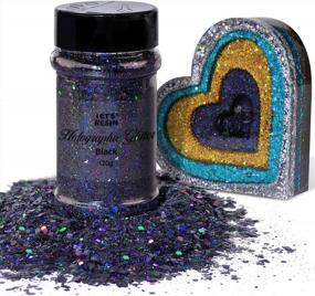 img 4 attached to 🦎 Chameleon Chunky Glitter by LET'S RESIN - 120G/4.2oz Colorshift Craft Glitter for Resin, Epoxy, Nail Art, Slime, Tumblers