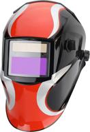 🔒 enhanced safety and visibility with the welding helmet darkening powered welder logo