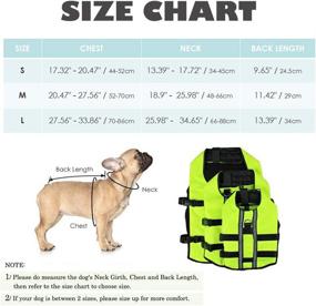 img 1 attached to Inflatable Reflective Adjustable Lifesaver Preserver Dogs