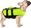 inflatable reflective adjustable lifesaver preserver dogs logo