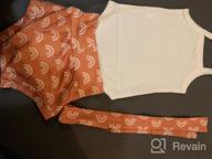 img 1 attached to Adorable 3-Piece Cotton Set For Newborn Baby Girls: Sleeveless Romper Jumpsuit Bodysuit, Pants Shorts, And Headband Outfit Set review by Pete Juarez