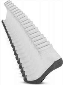 img 4 attached to Bolter Men'S Ankle Socks - Set Of 18 For Comfortable And Affordable Footwear