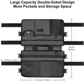 img 2 attached to Supregear Folding Walker Bag For Seniors - 9 Pockets, Cup Holder & Large Capacity Waterproof Tote!