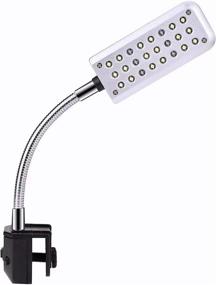 img 4 attached to 🐠 Aquarium Light Clip - Enhance Your Fish Tank with Small Fish Light for Borderless Tanks, White and Blue LEDs