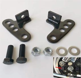 img 4 attached to 🏍️ Enhance Your Ride: TOPMOUNT 1Pair Adjustable Lowering Kit for Harley-Davidson Sportster 883 and 1200 Models